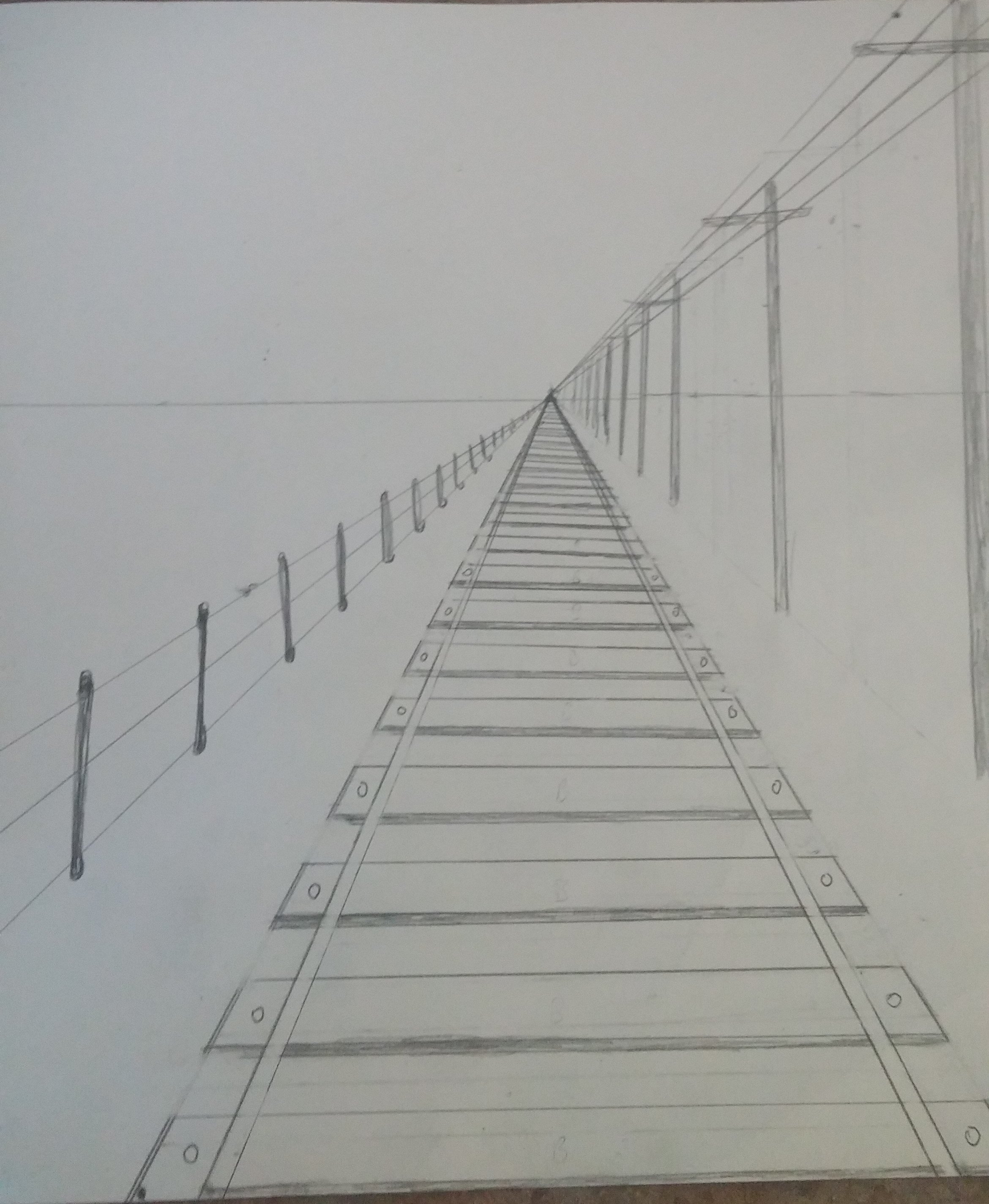 How to Draw Railroad Tracks 3 How to draw railroad tracks